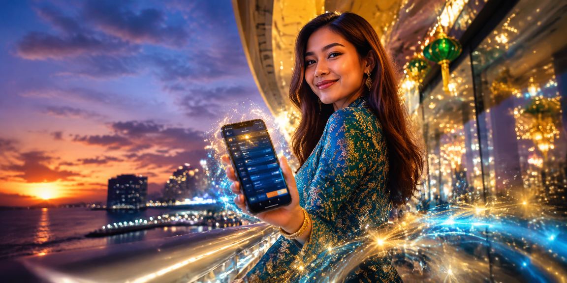 Aplikasi wave100 pada telefon pintar Android di Kota Kinabalu